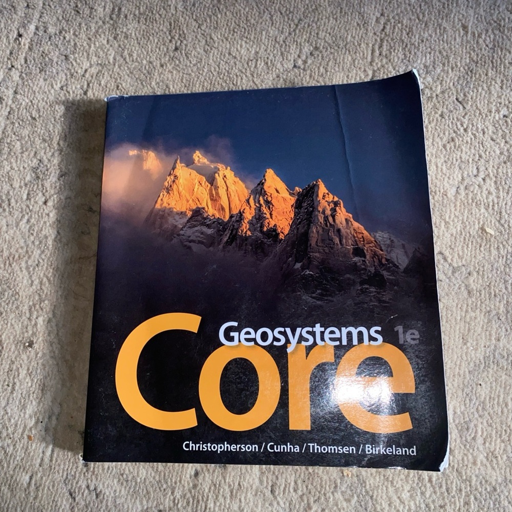 Geosystems 1e text book core